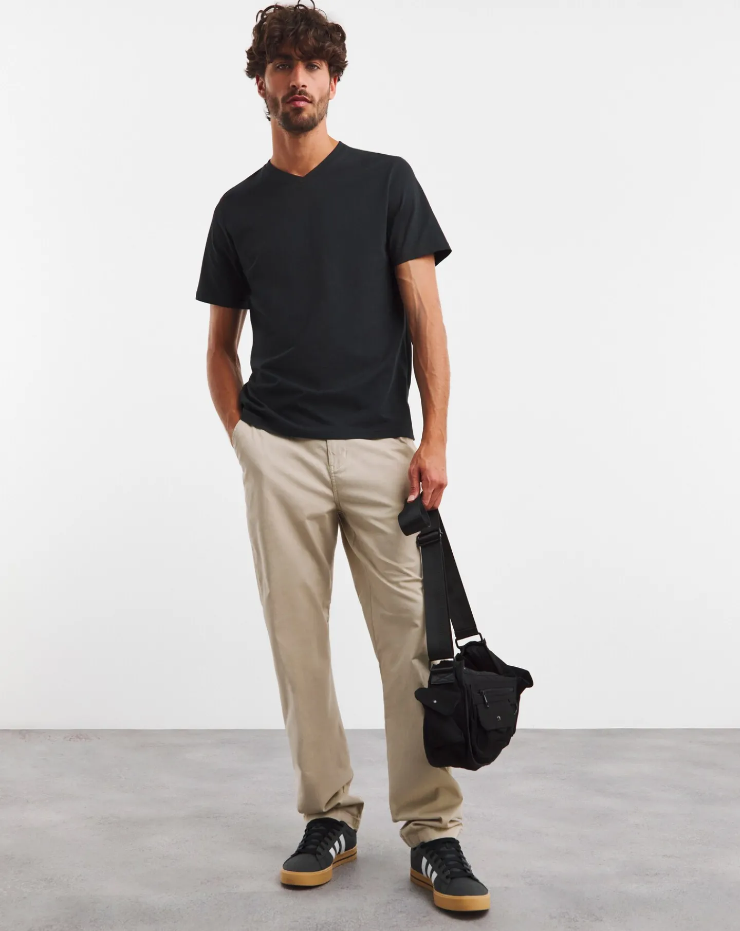 Jacamo Pure Cotton V-Neck T-Shirt