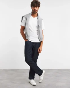 Jacamo Pure Cotton V-Neck T-Shirt