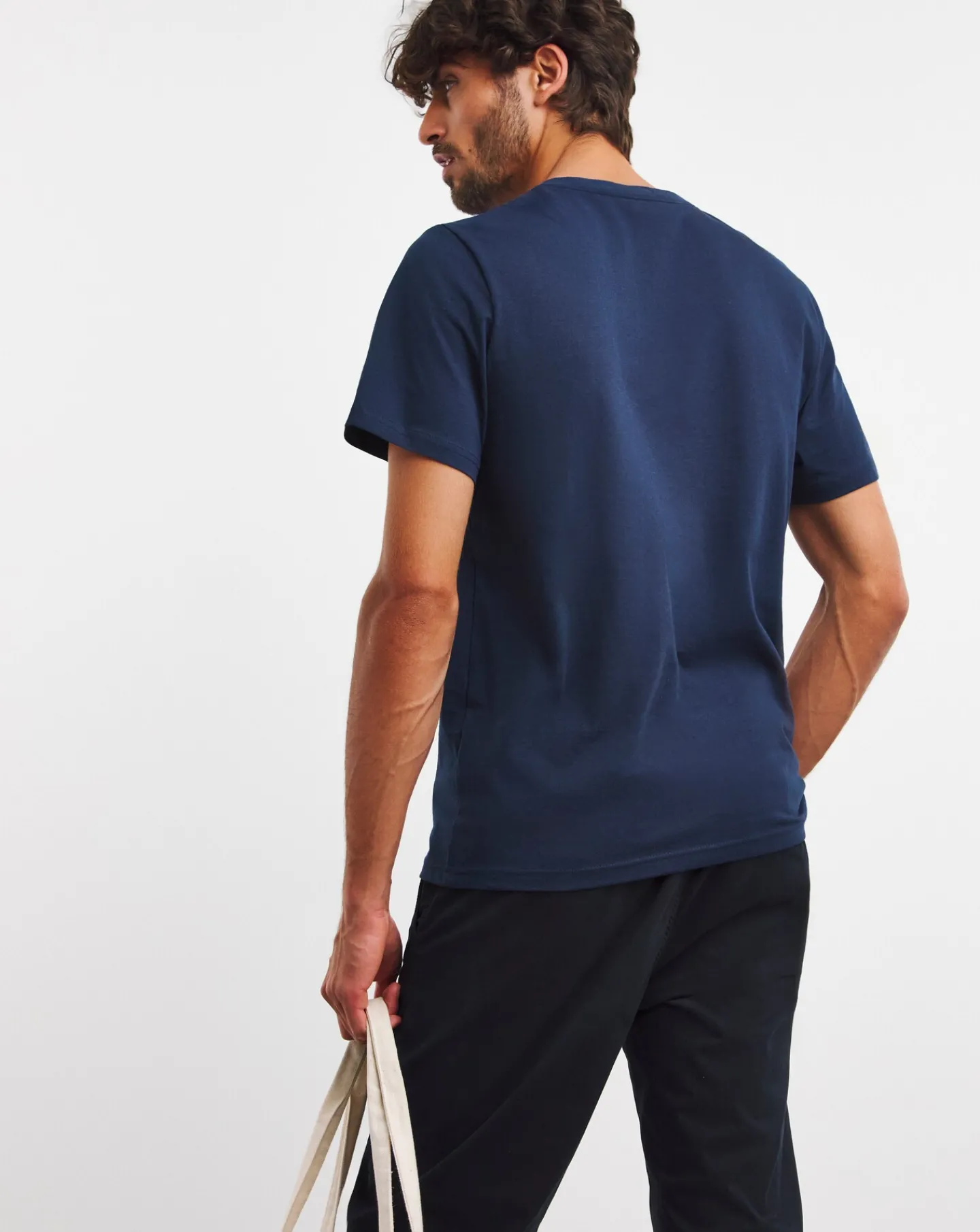 Jacamo Pure Cotton V-Neck T-Shirt