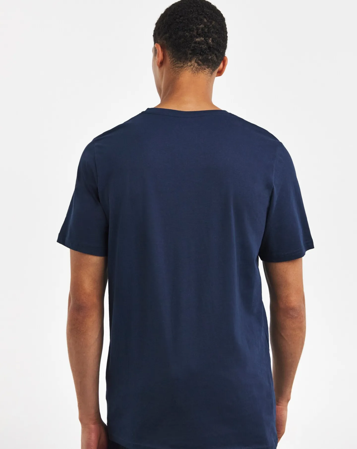 Jacamo Pure Cotton V-Neck T-Shirt Long
