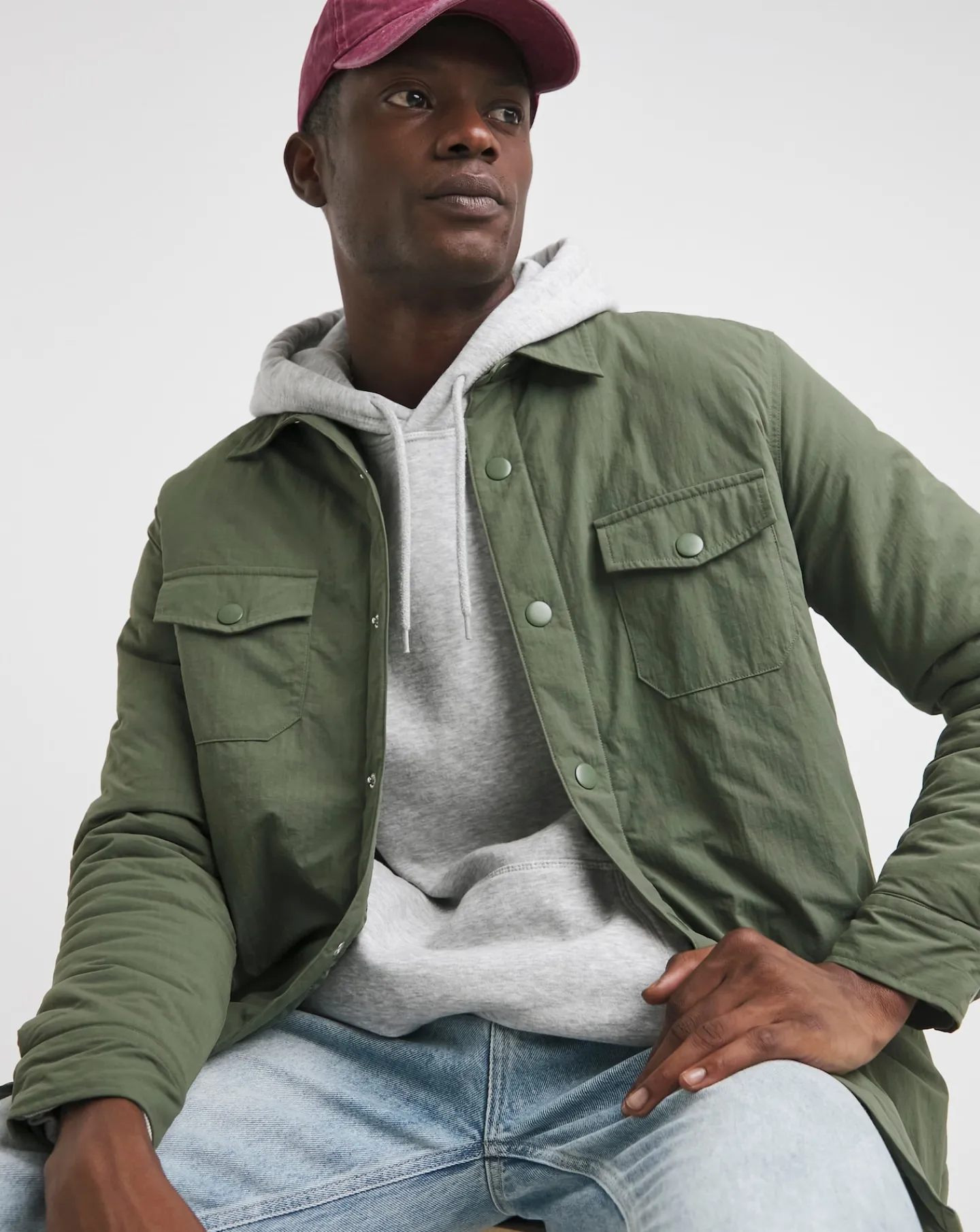 Jacamo Quilt Lined Overshirt