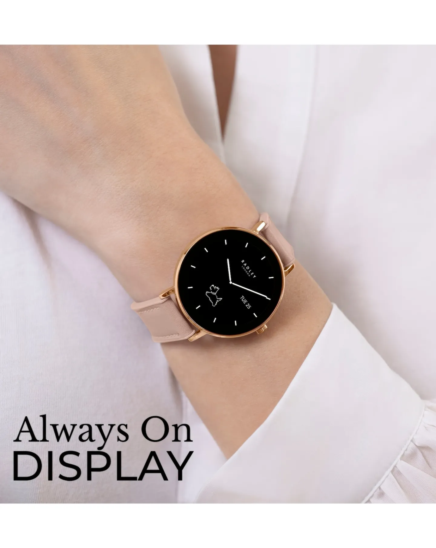 Radley Series 28 Amoled Cobweb Leather Strap Watch