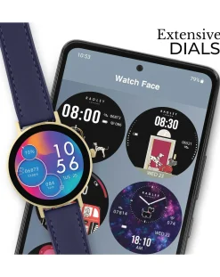 Radley Series 28 Amoled Ink Leather Strap Watch