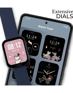 Radley Series 32 Navy Silicone Strap Smart Watch