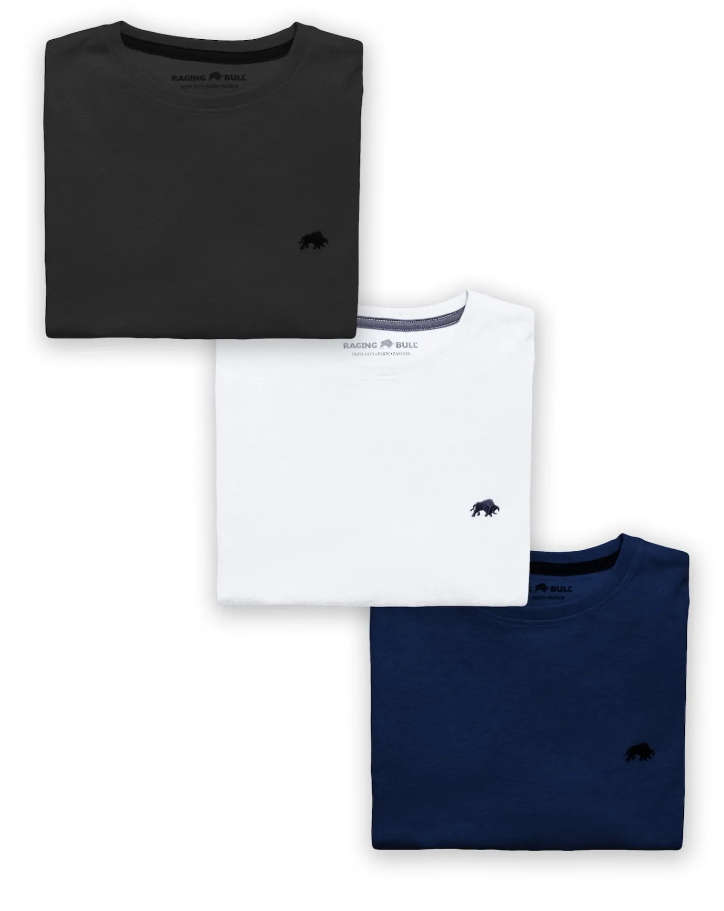 Raging Bull - Classic Organic T-shirt - Black/Navy/White