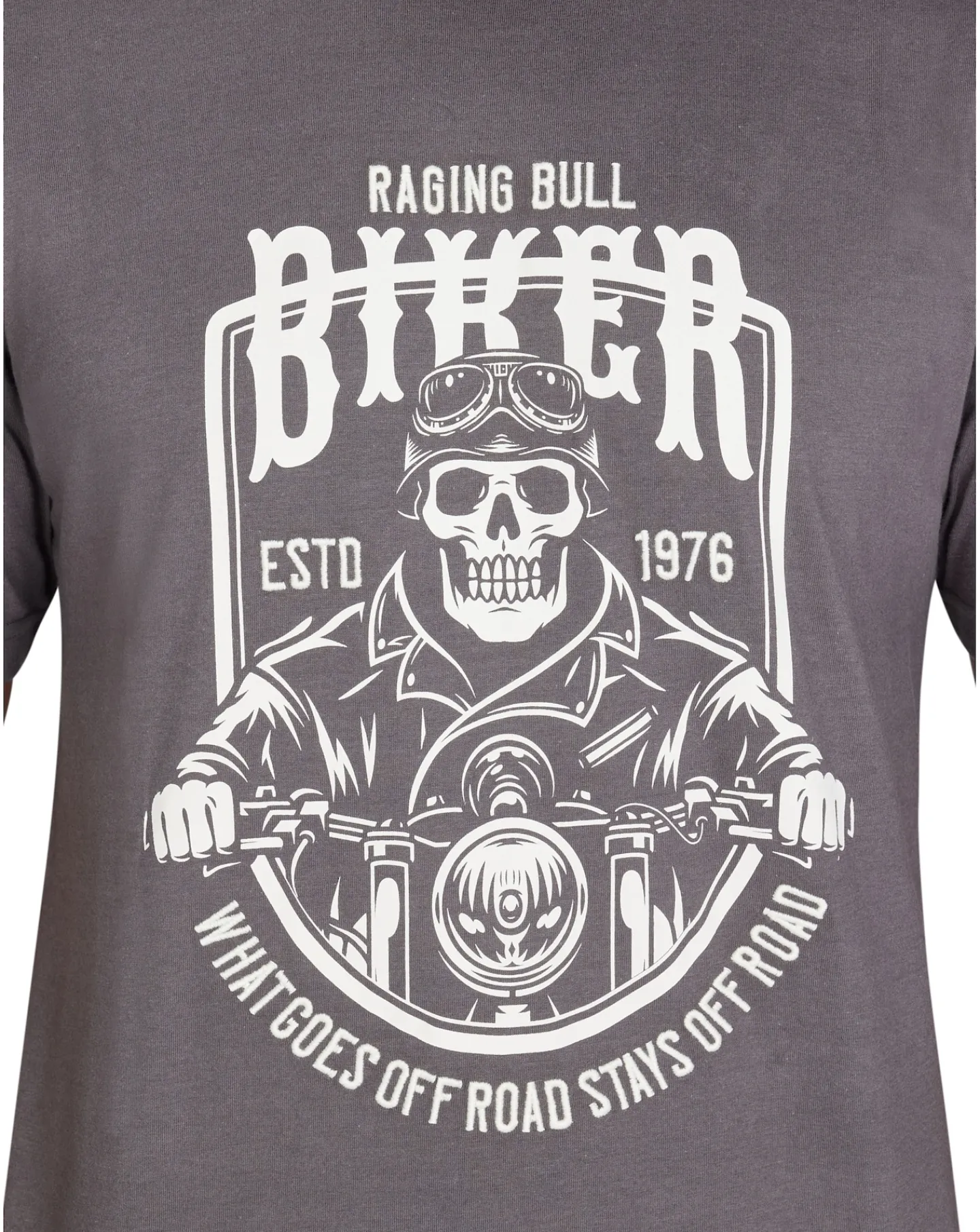 Raging Bull Biker Skull T-Shirt