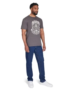 Raging Bull Biker Skull T-Shirt
