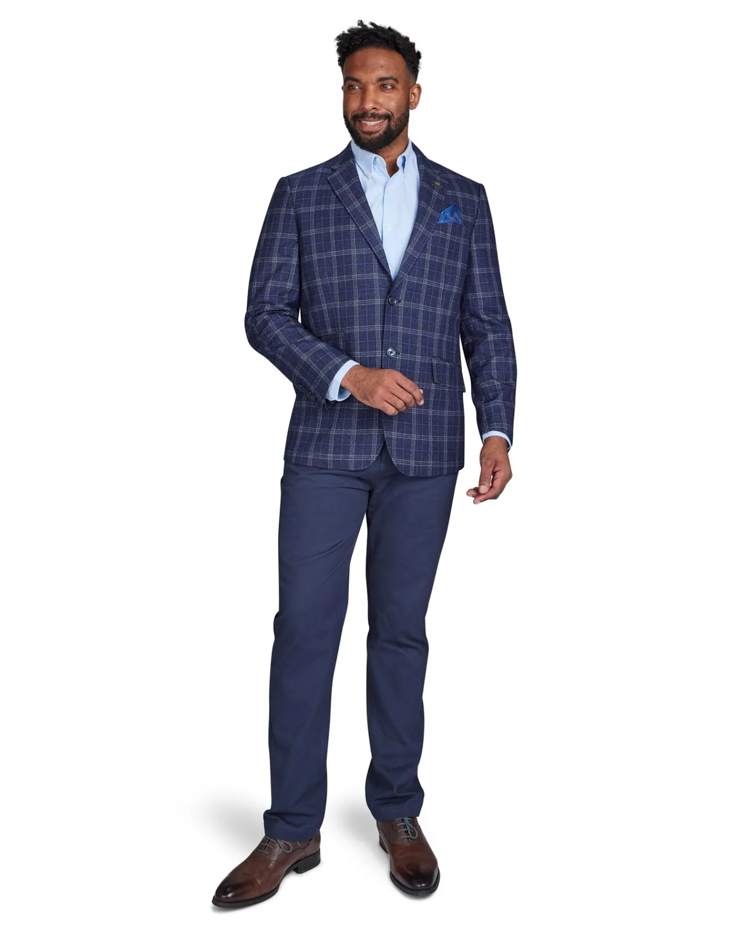 Raging Bull Checked Wool Blazer