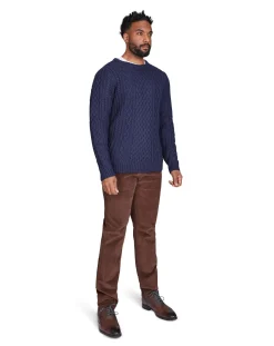 Raging Bull Chunky Cable Crew Neck