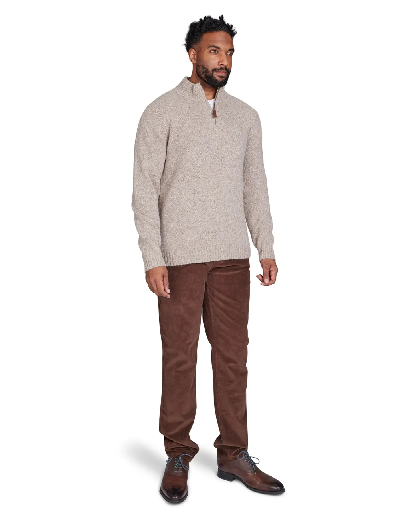 Raging Bull Chunky Fleck Quarter Zip