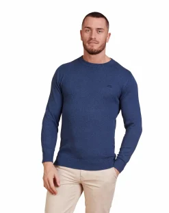 Raging Bull Classic Crew Neck Knit Smart Denim