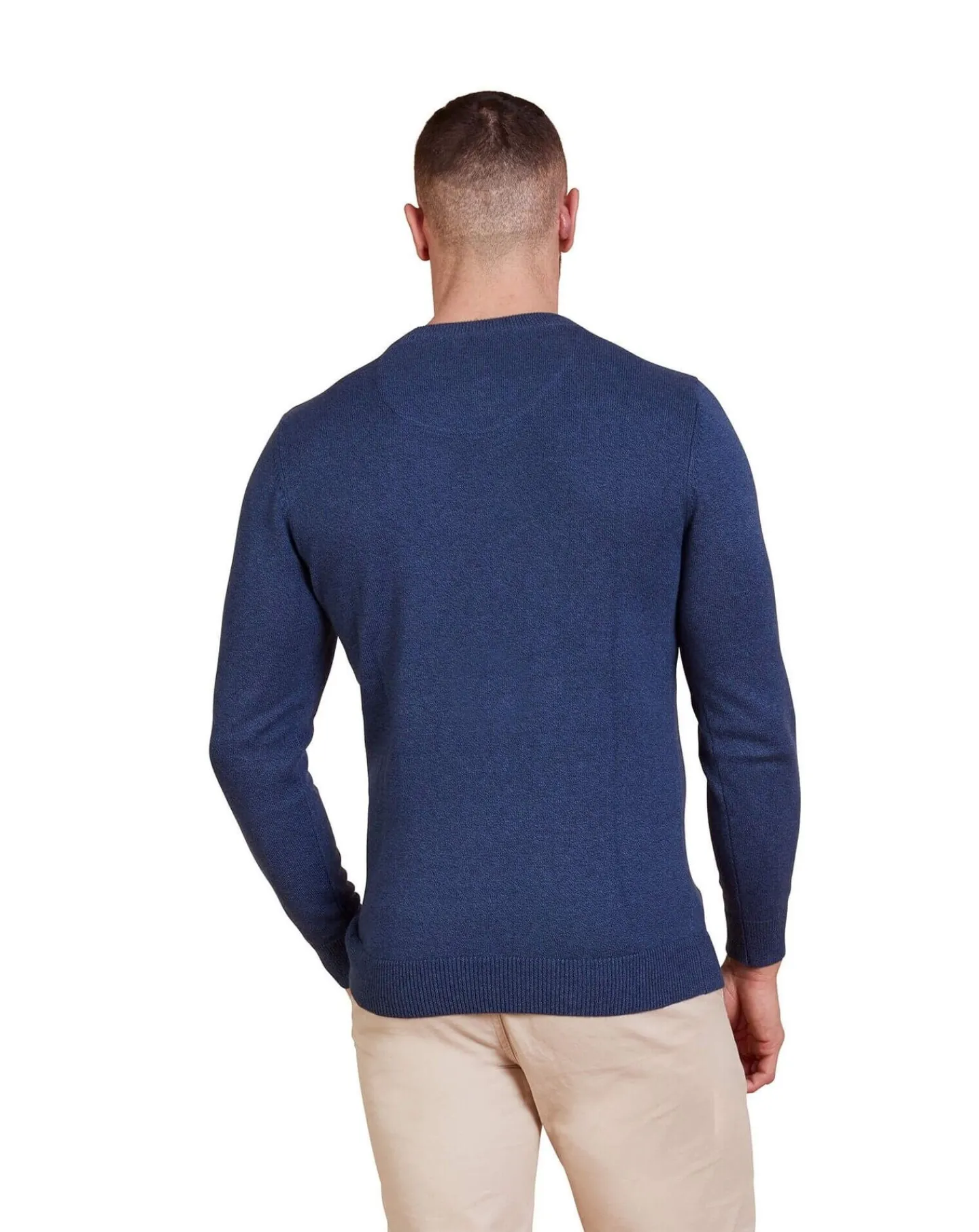 Raging Bull Classic Crew Neck Knit Smart Denim