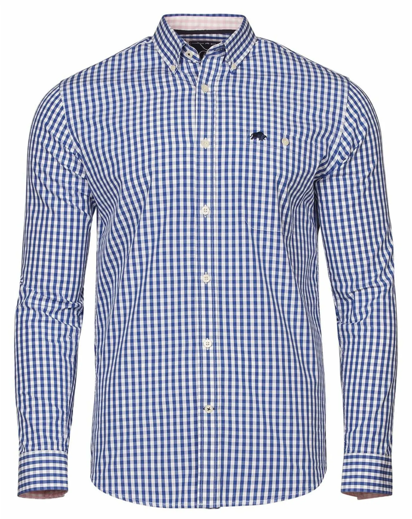 Raging Bull Classic Long Sleeve Gingham Shirt