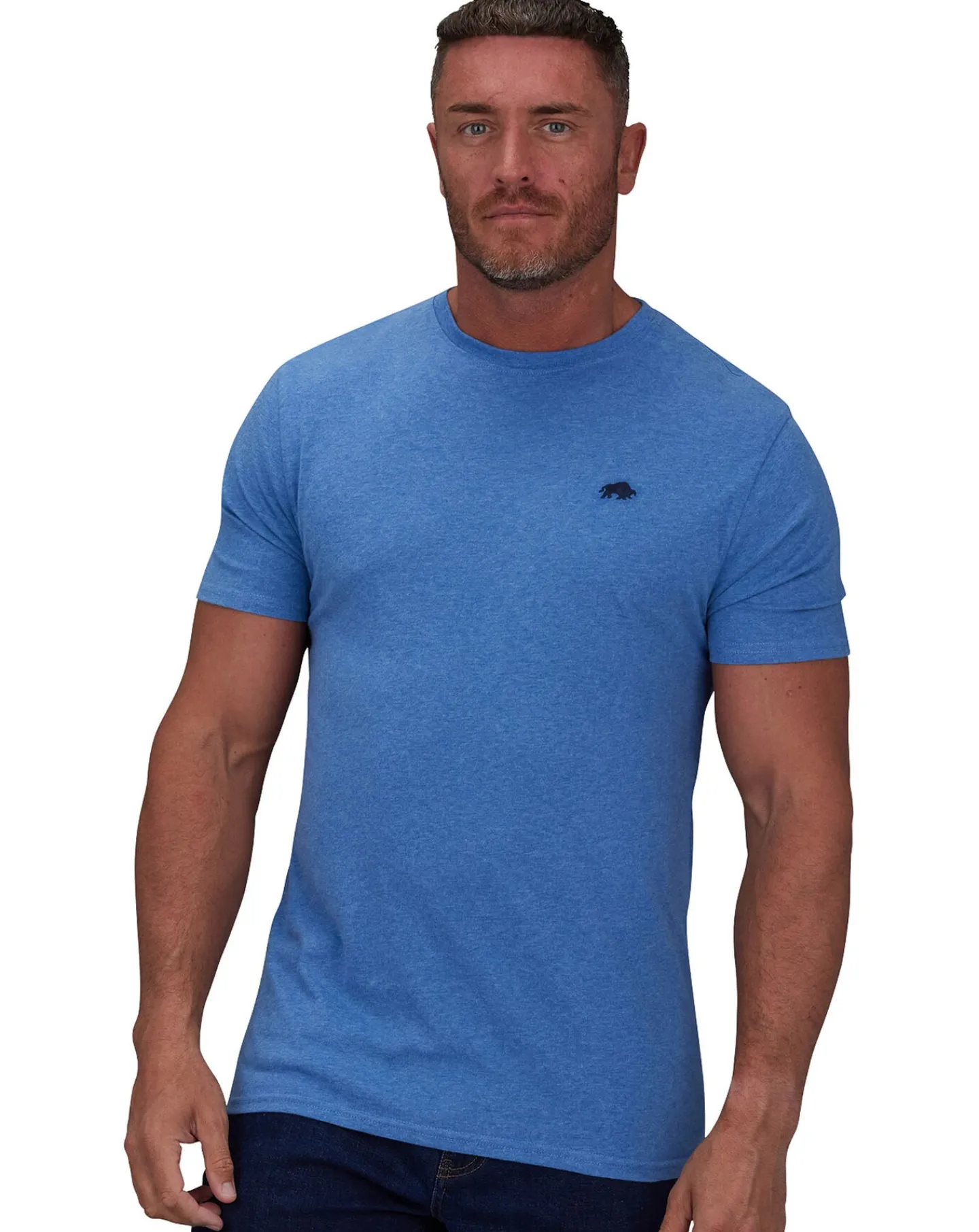 Raging Bull Classic Organic Tee Denim Blue