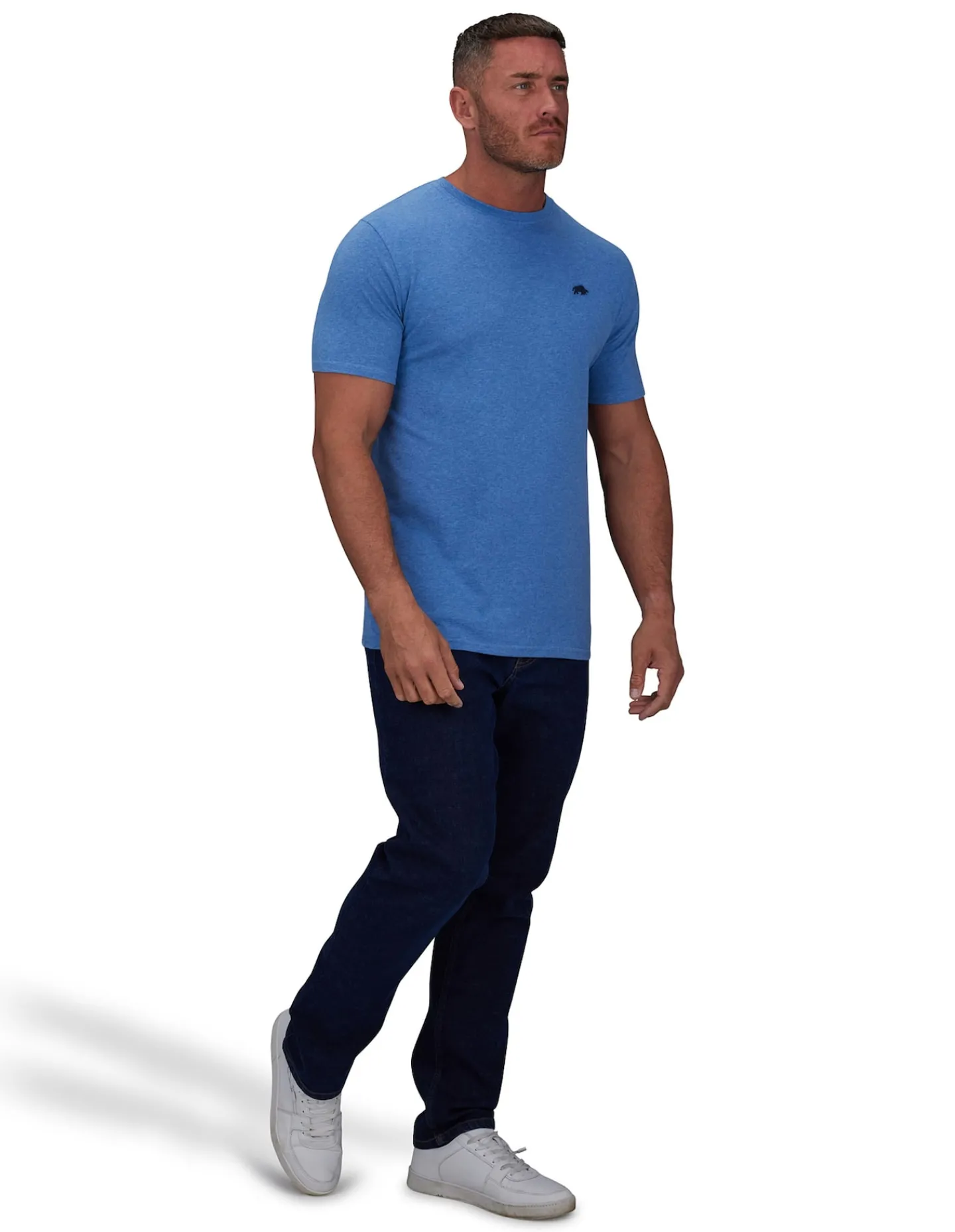 Raging Bull Classic Organic Tee Denim Blue