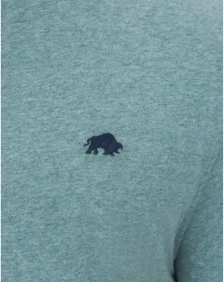 Raging Bull Classic Organic Tee Green Marl