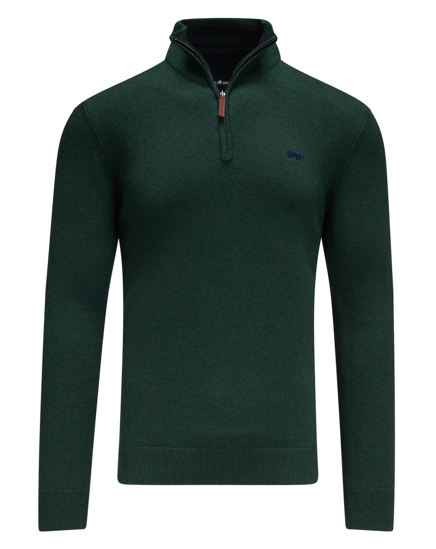 Raging Bull Classic Quarter Zip Knit Forest