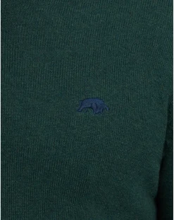 Raging Bull Classic Quarter Zip Knit Forest