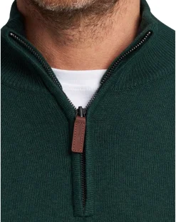 Raging Bull Classic Quarter Zip Knit Forest
