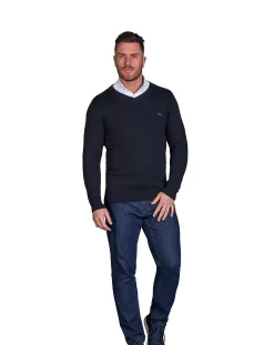 Raging Bull Classic V Neck Knit