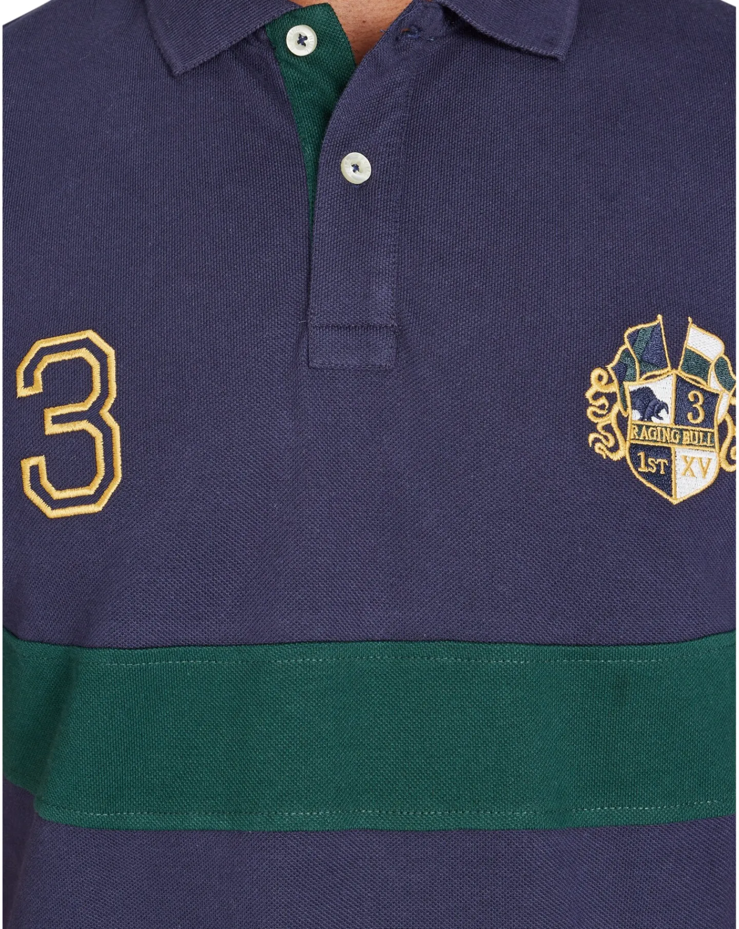 Raging Bull Cut & Sew Panel Pique Polo
