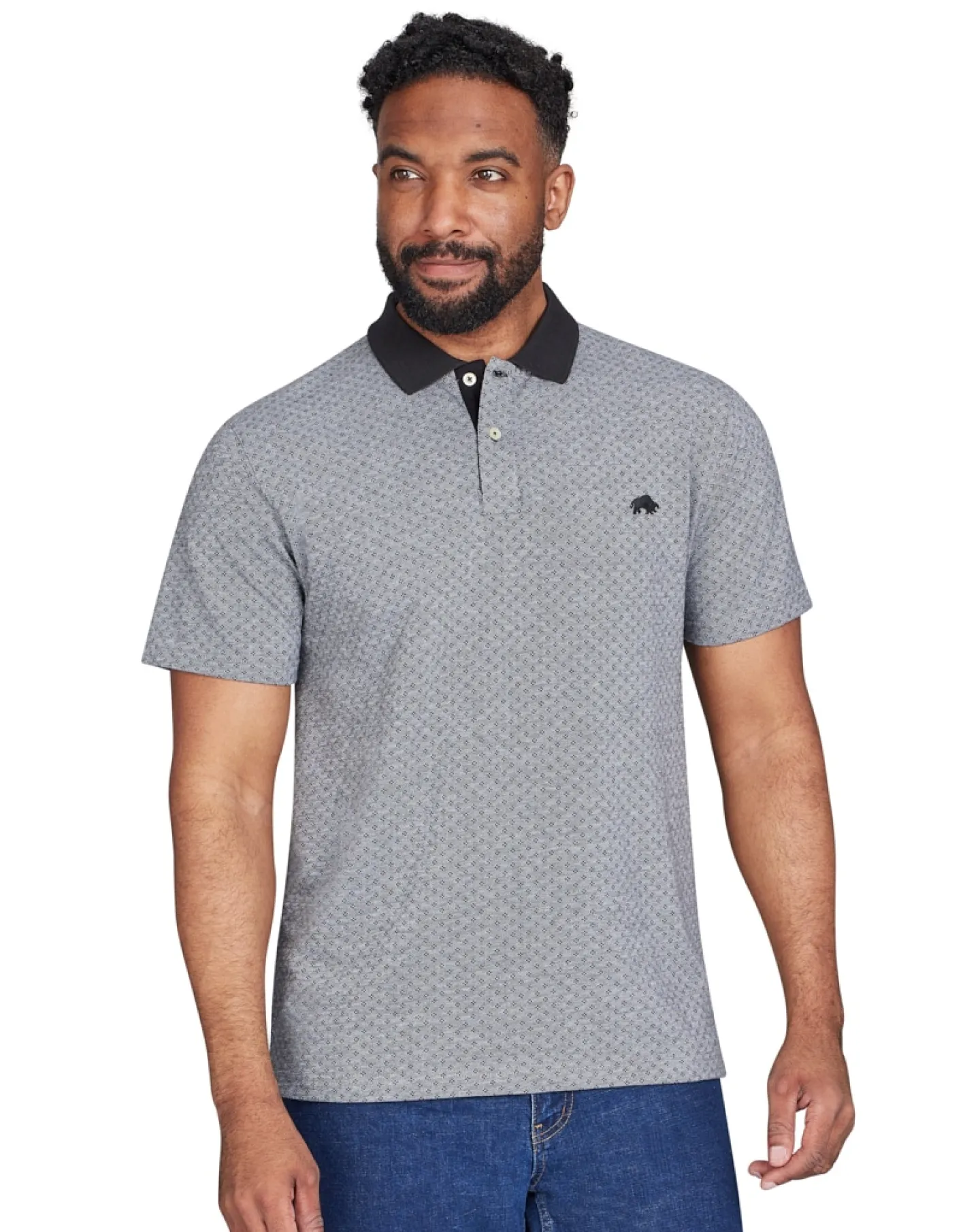 Raging Bull Jaquard Pique Polo