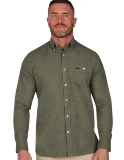 Raging Bull Long Sleeve Brushed Twill Shirt