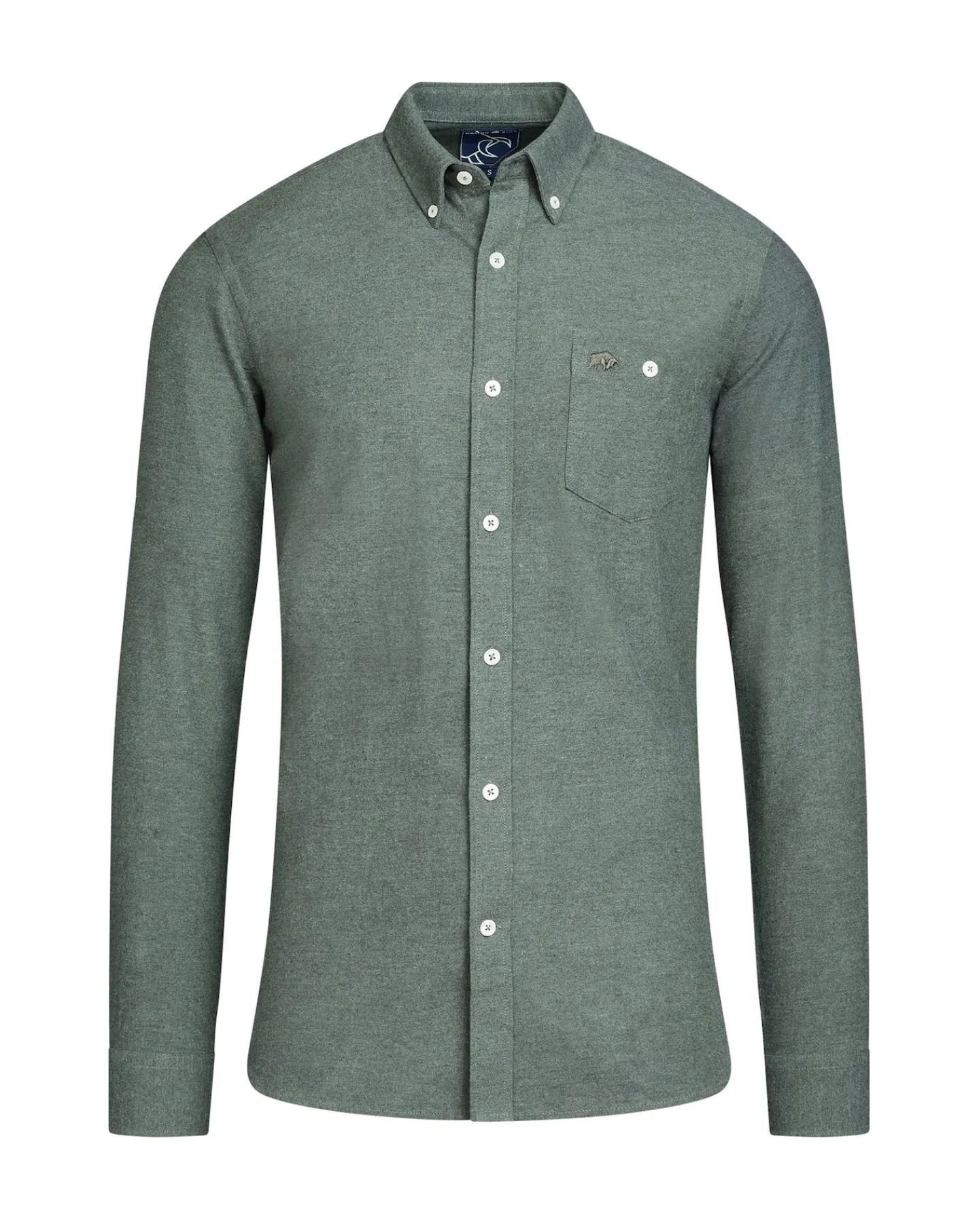 Raging Bull Long Sleeve Brushed Twill Shirt