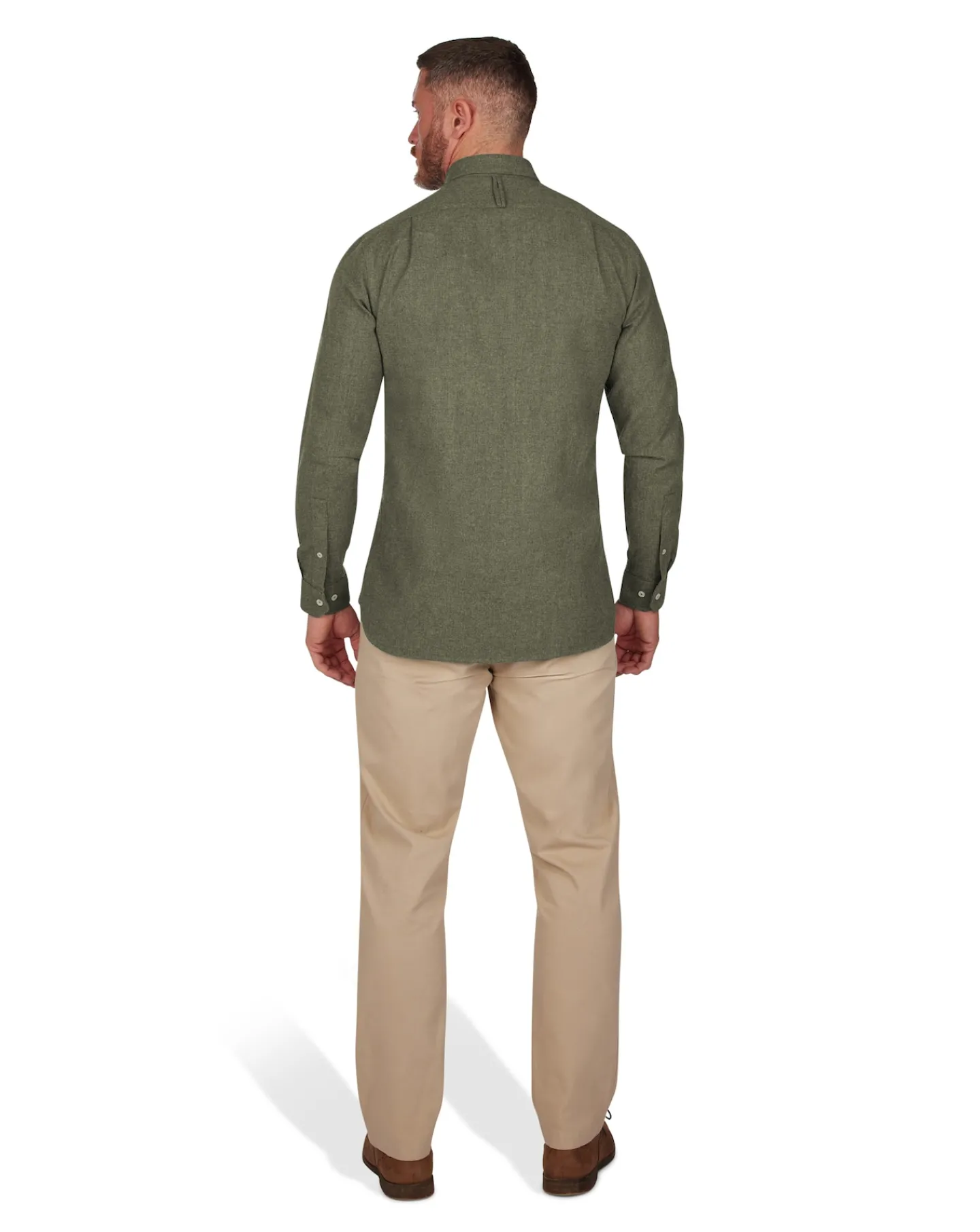 Raging Bull Long Sleeve Brushed Twill Shirt