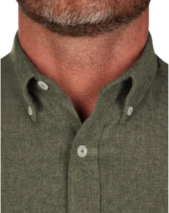 Raging Bull Long Sleeve Brushed Twill Shirt