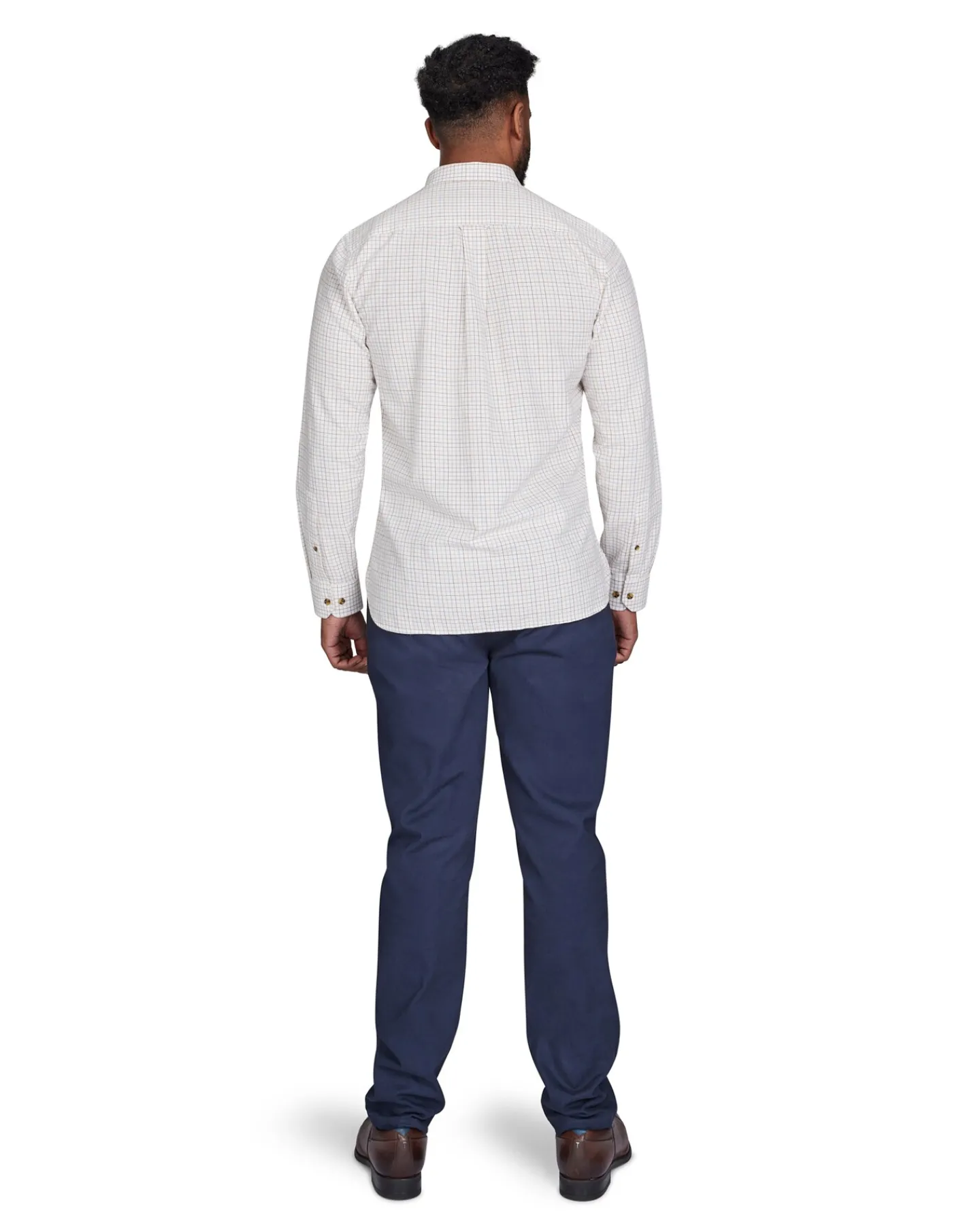Raging Bull Long Sleeve Country Check Brushed Cotton Shirt