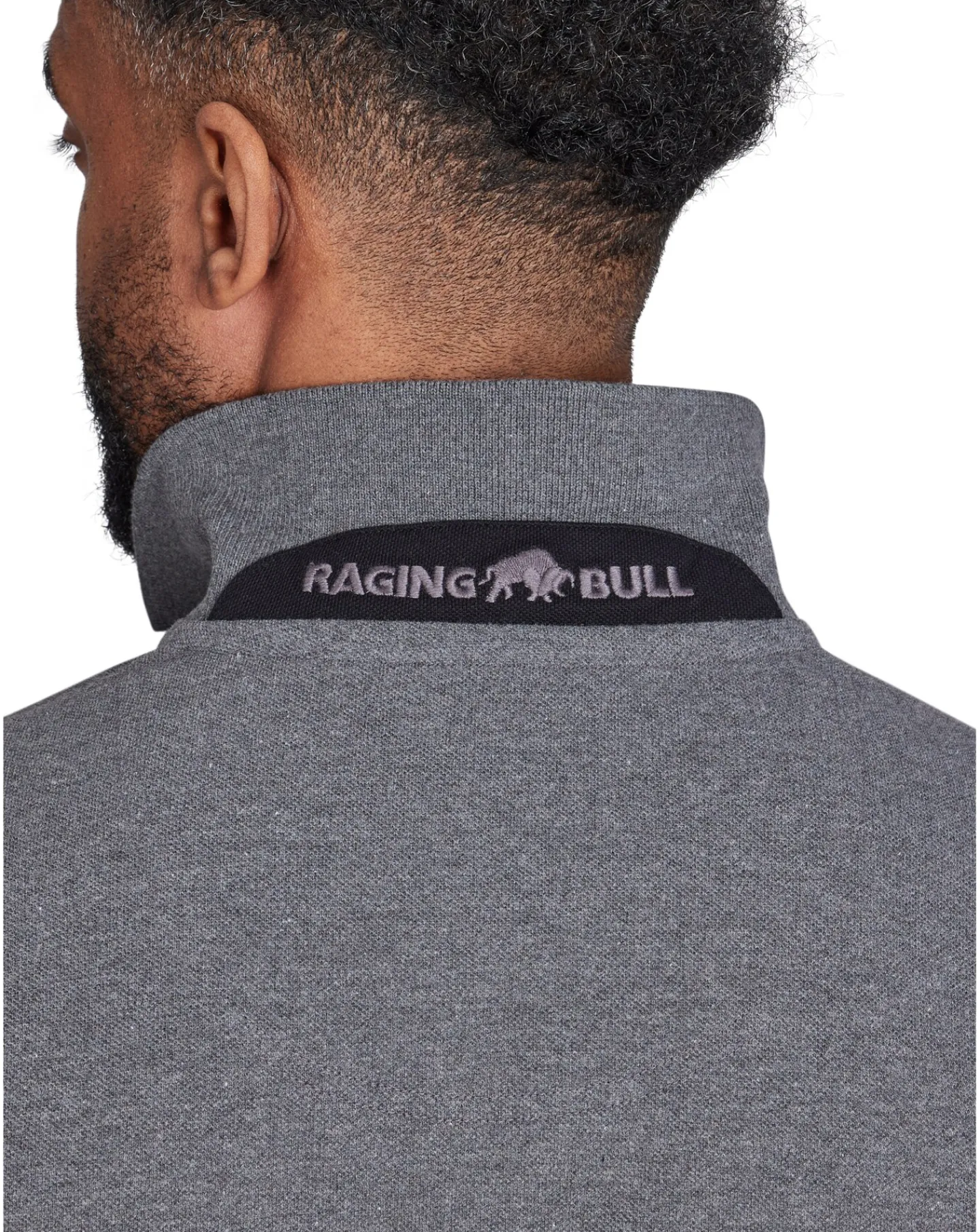 Raging Bull Long Sleeve Classic Patch Pique Polo