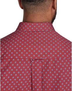 Raging Bull Long Sleeve Daisy Print Shirt