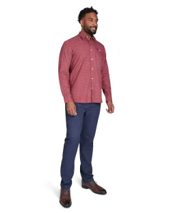 Raging Bull Long Sleeve Daisy Print Shirt