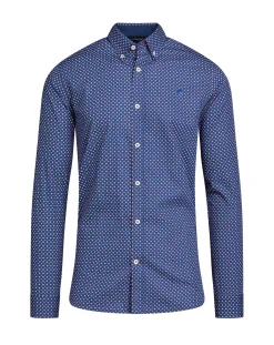 Raging Bull Long Sleeve Geo Print Shirt