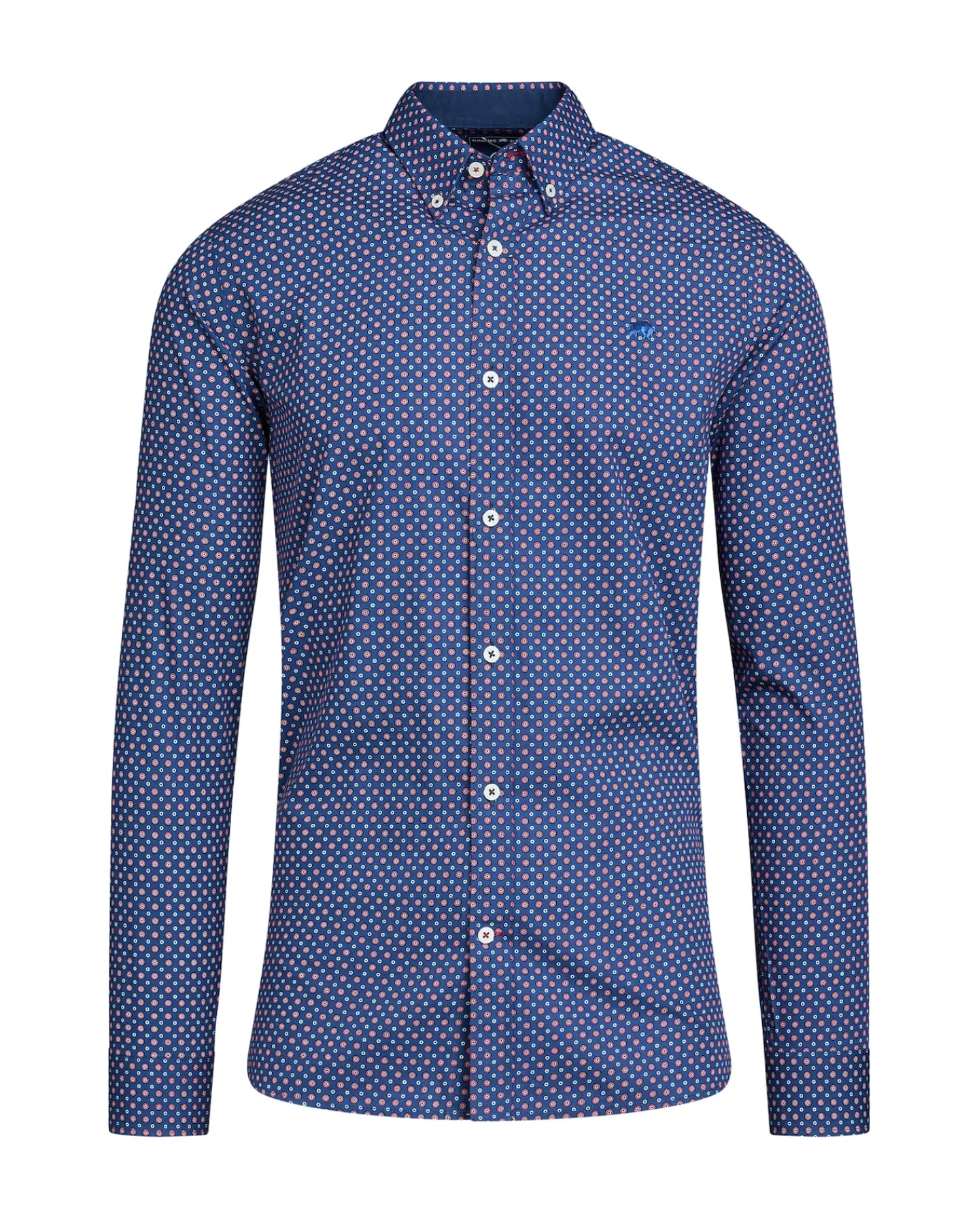 Raging Bull Long Sleeve Geo Print Shirt