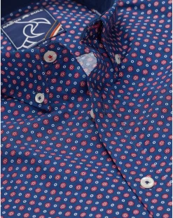 Raging Bull Long Sleeve Geo Print Shirt