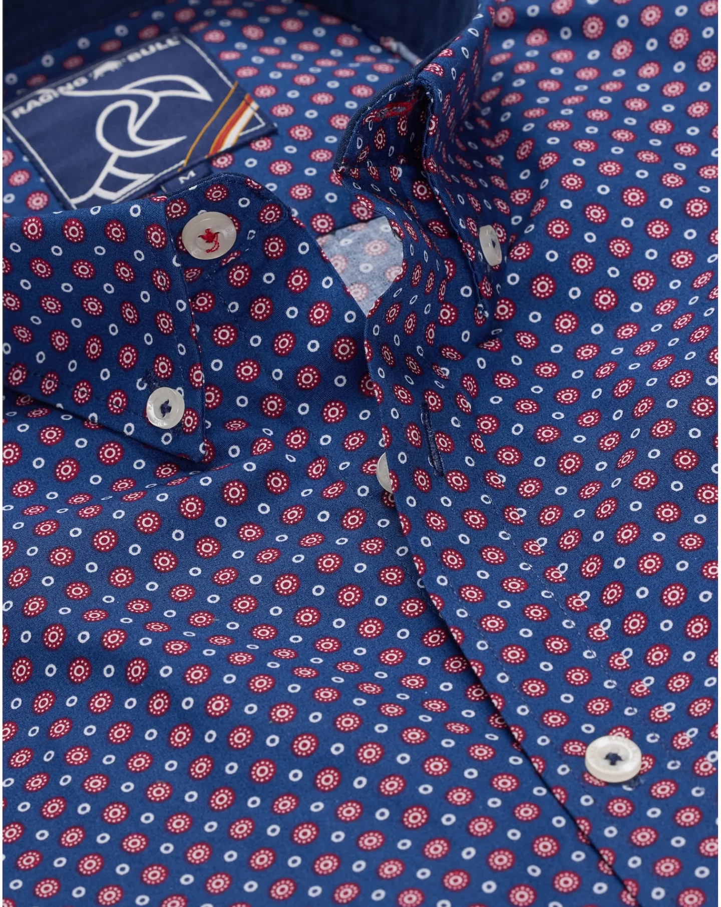 Raging Bull Long Sleeve Geo Print Shirt