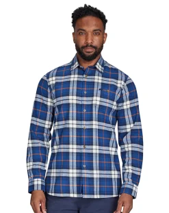 Raging Bull Long Sleeve Large Plaid Brushed Cotton Shirt