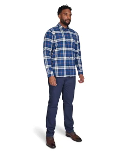 Raging Bull Long Sleeve Large Plaid Brushed Cotton Shirt