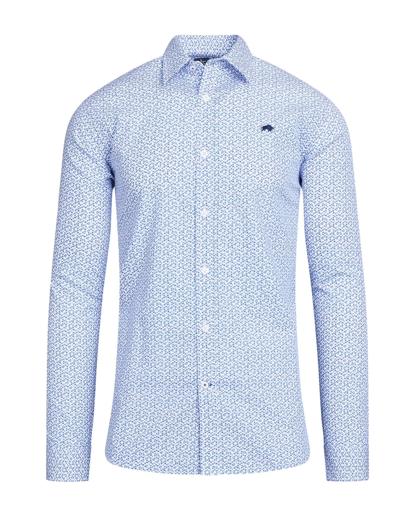 Raging Bull Long Sleeve Pentagon Pattern Shirt