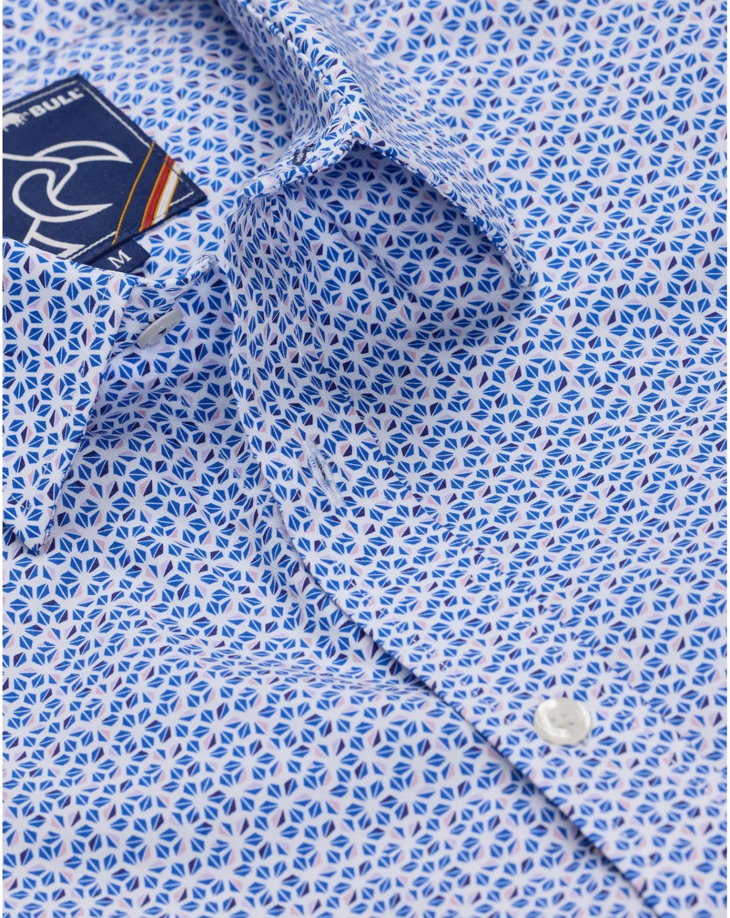 Raging Bull Long Sleeve Pentagon Pattern Shirt