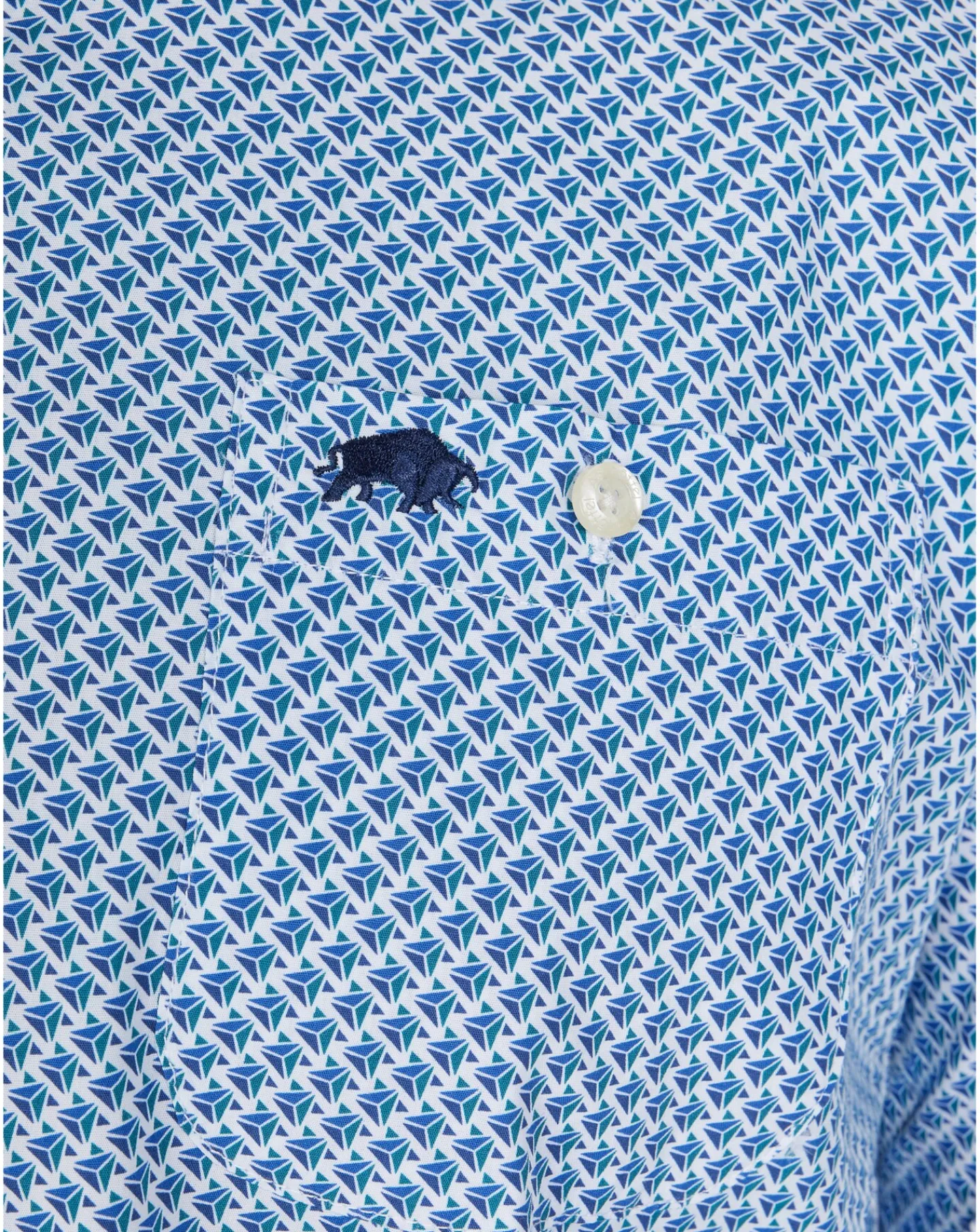 Raging Bull Long Sleeve Triangle Geometric Shirt