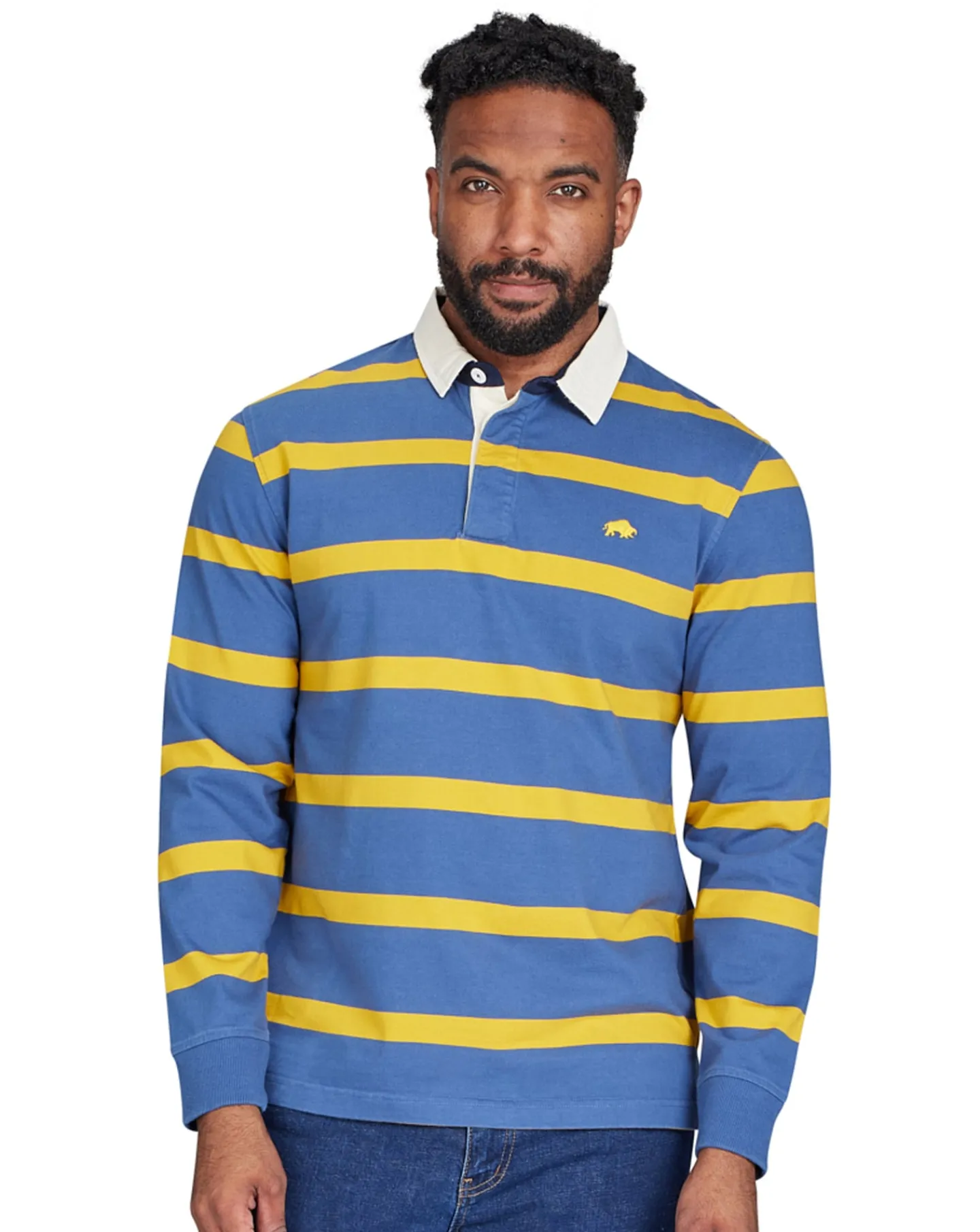 Raging Bull Long Sleeve Thin Stripe Rugby