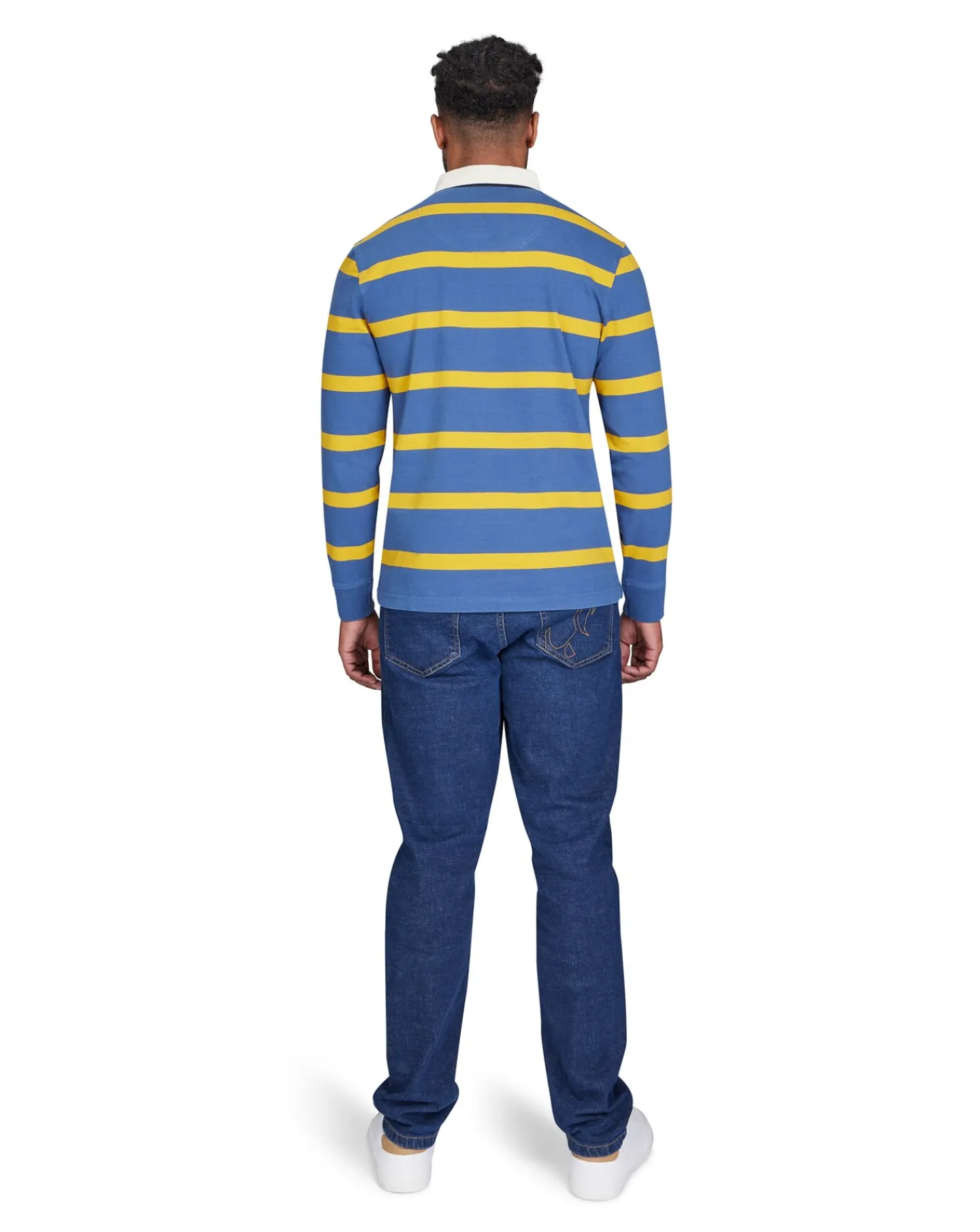 Raging Bull Long Sleeve Thin Stripe Rugby