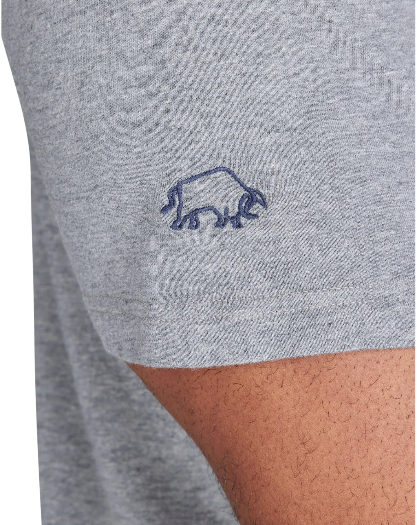 Raging Bull Off Road T-Shirt Grey Marl