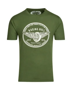 Raging Bull On Tour Wheel T-Shirt
