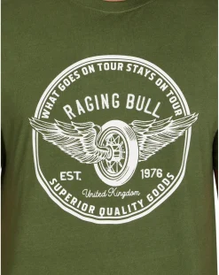 Raging Bull On Tour Wheel T-Shirt