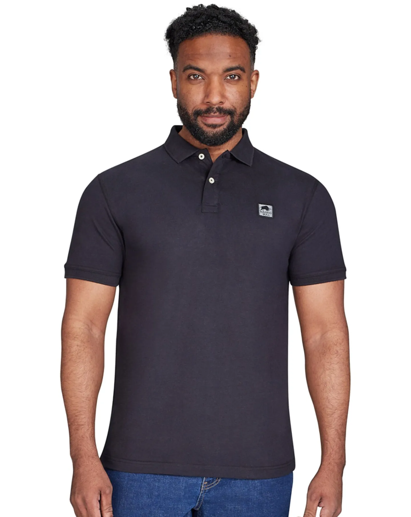 Raging Bull Patch Jersey Polo