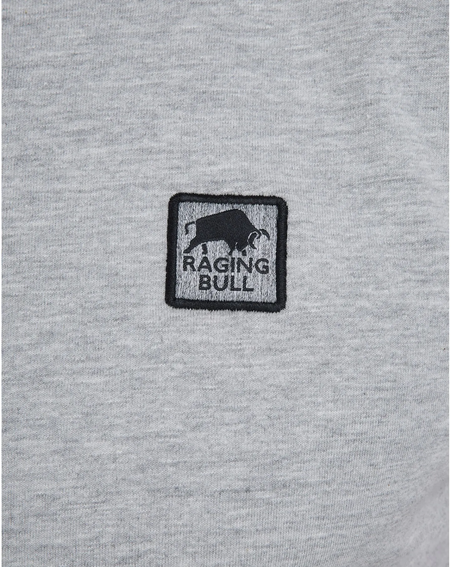 Raging Bull Patch Jersey Polo Grey Marl